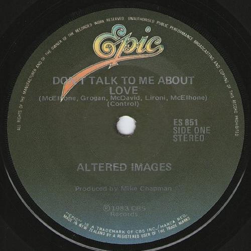 Altered Images Don't Talk To Me About Love