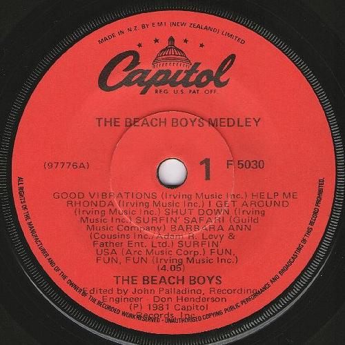 Beach Boys The Beach Boys Medley