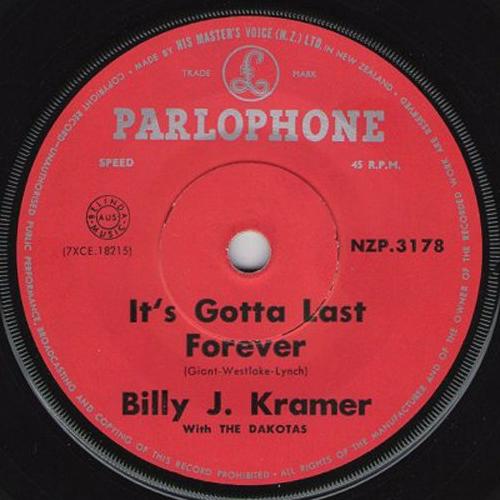 Billy J. Kramer & the Dakotas It's Gotta Last Forever