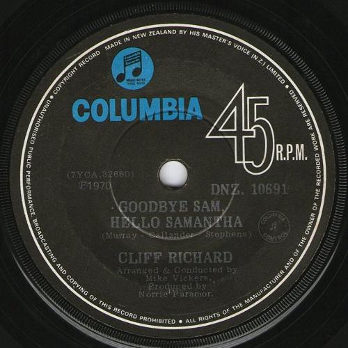 Cliff Richard Goodbye Sam, Hello Samantha