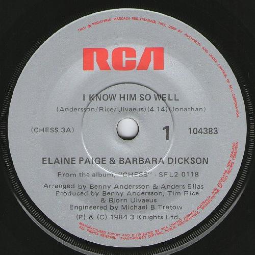 Elaine Paige & Barbara Dickson I Know Him So Well