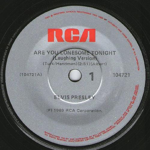 Elvis Presley Are You Lonesome Tonight (Laughing Version)
