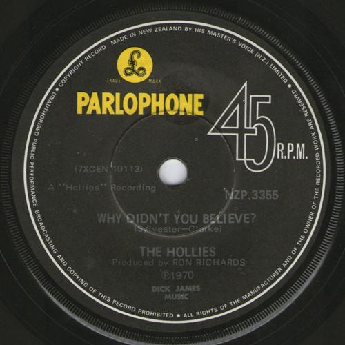 Hollies Why Didn't You Believe?